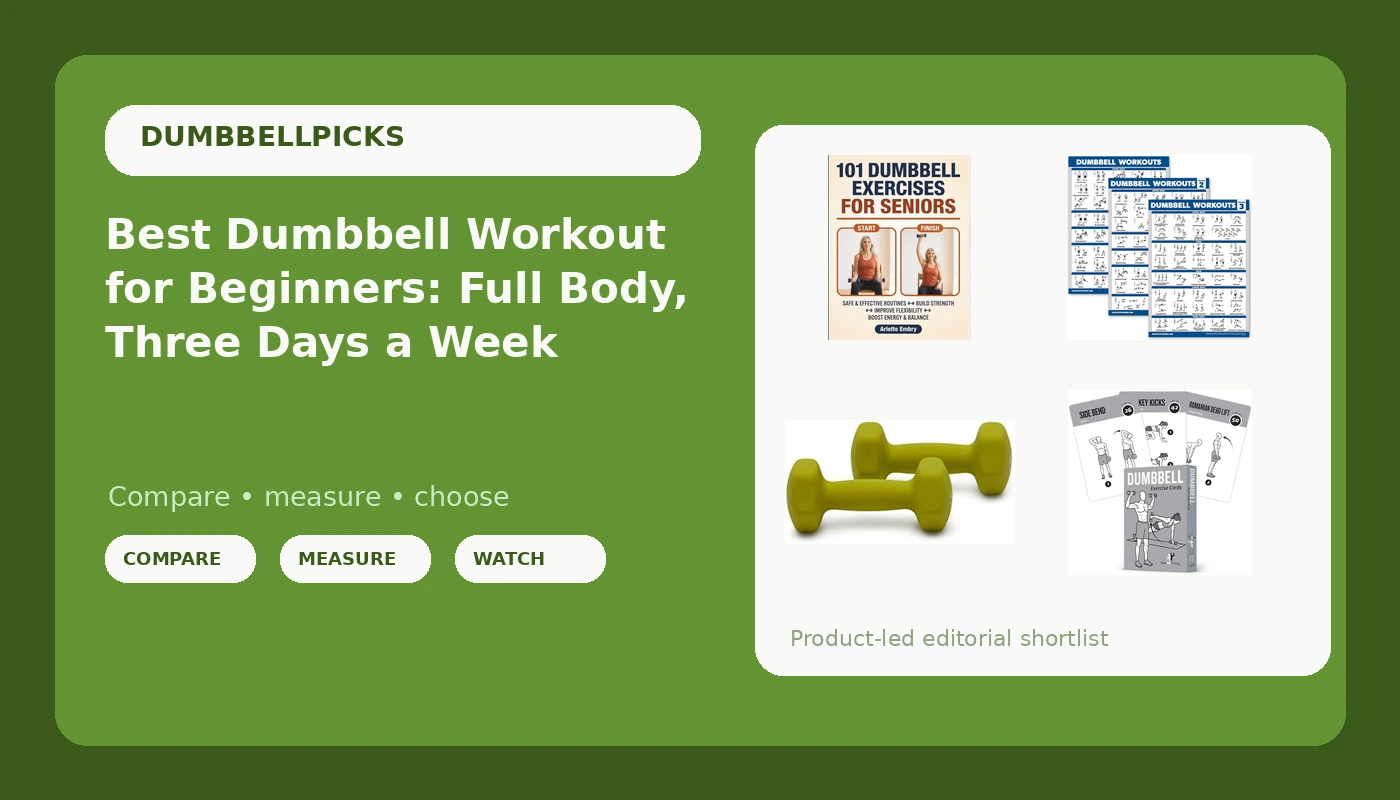 Best Dumbbell Workout for Beginners: Full Body, Three Days a Week - DumbbellPicks review with measurements and honest opinion