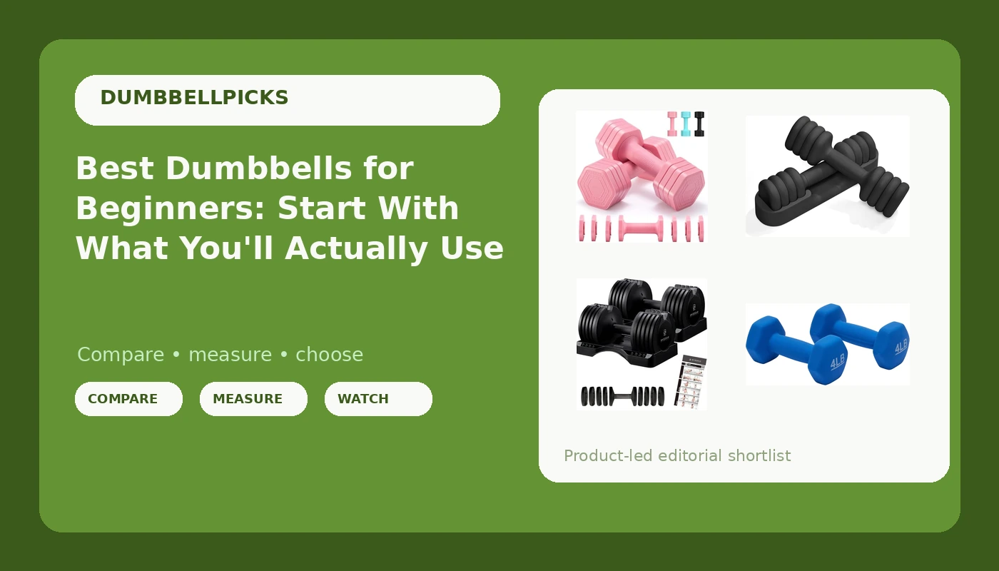 Best Dumbbells for Beginners: Start With What You'll Actually Use - DumbbellPicks review with measurements and honest opinion