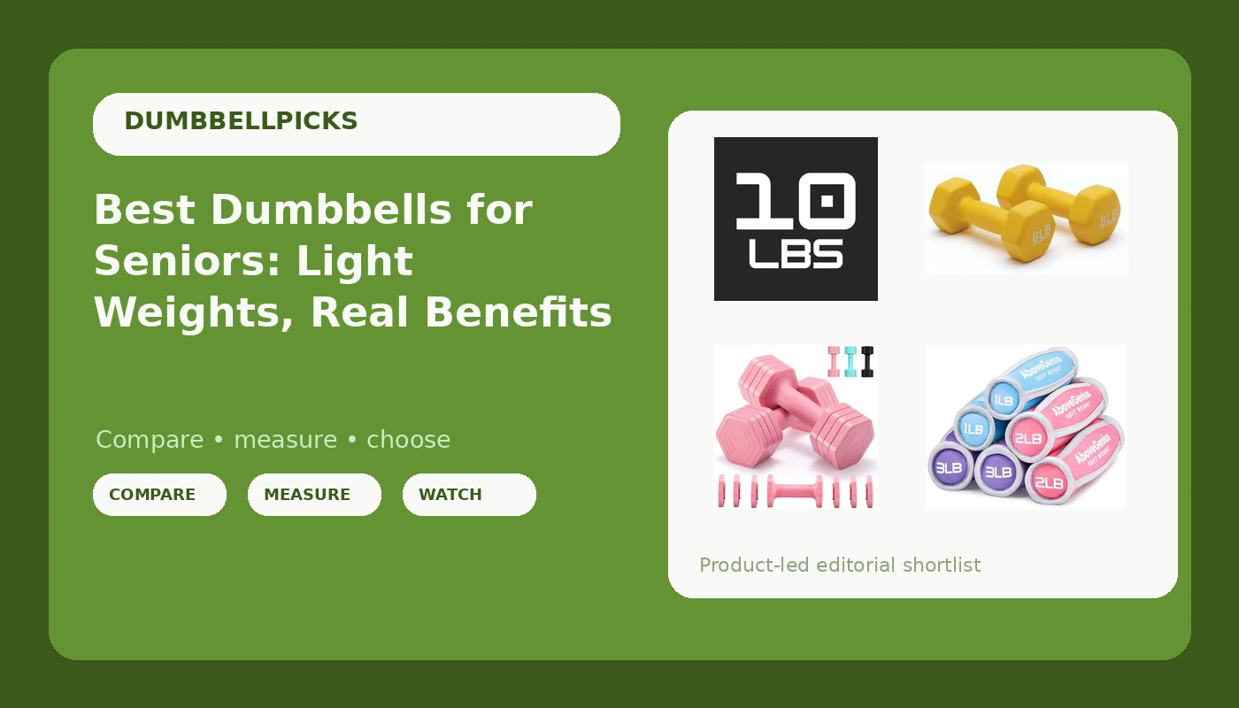 Best Dumbbells for Seniors: Light Weights, Real Benefits - DumbbellPicks review with measurements and honest opinion