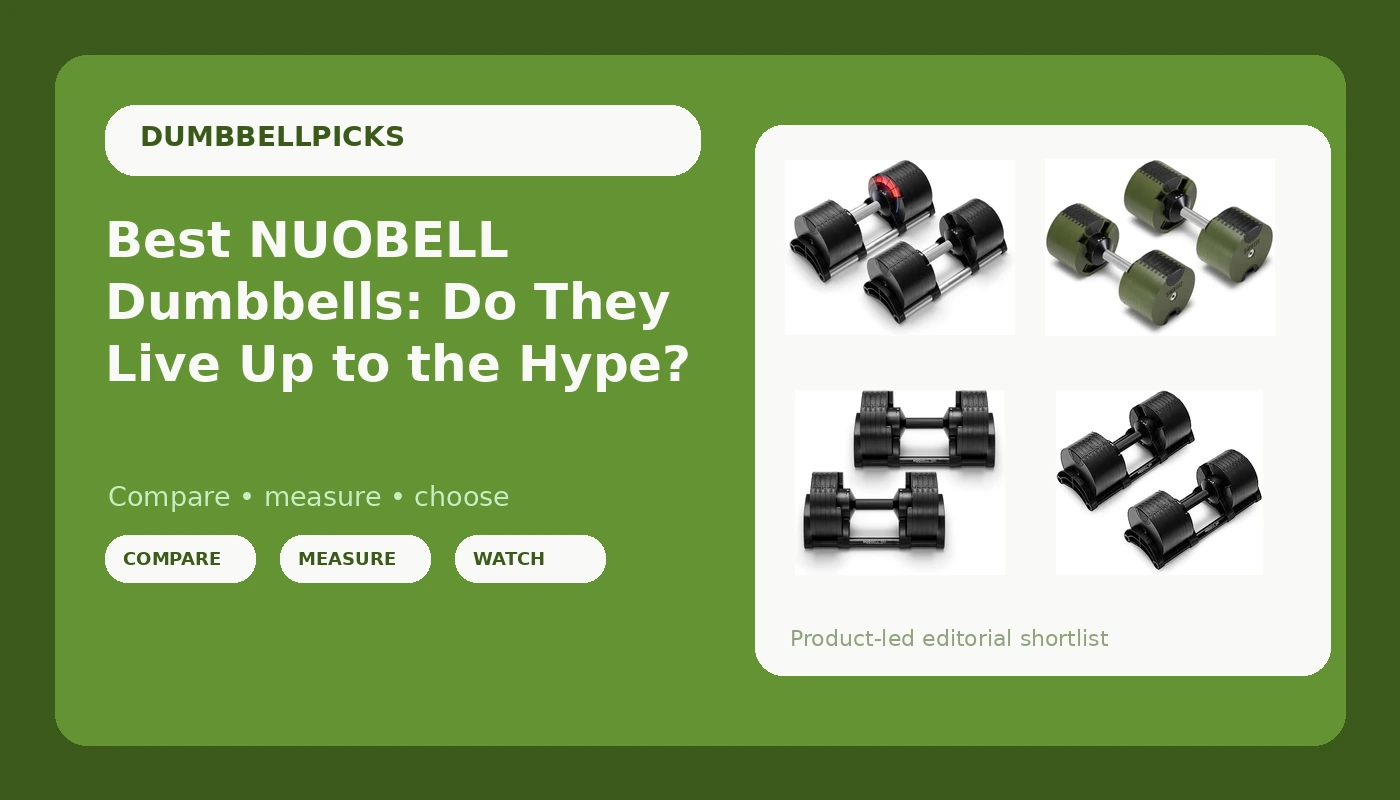 Best NUOBELL Dumbbells: Do They Live Up to the Hype? - DumbbellPicks review with measurements and honest opinion