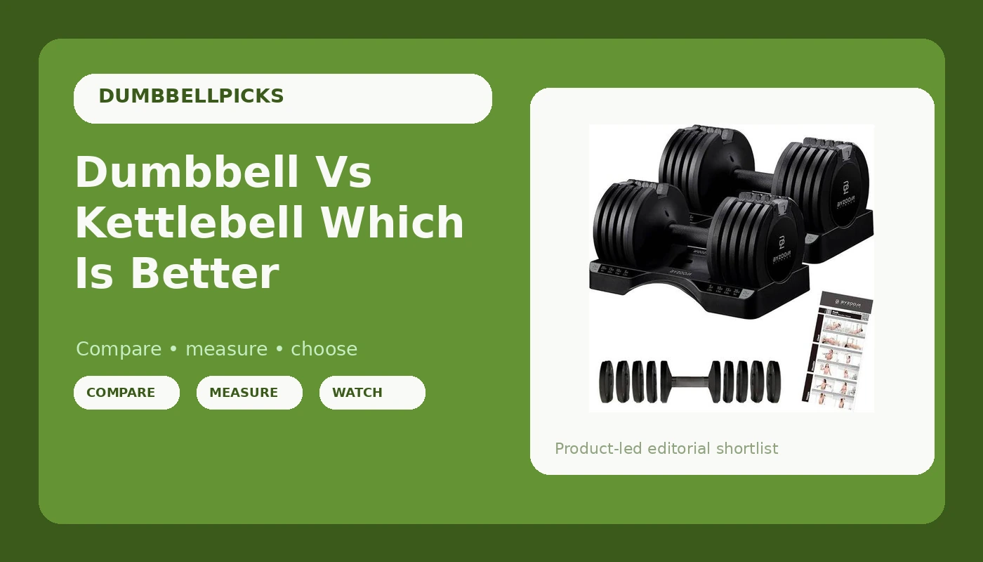 Dumbbell Vs Kettlebell Which Is Better - DumbbellPicks review with measurements and honest opinion