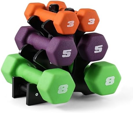 CAP Barbell Neoprene Dumbbell Weights Pairs & Sets | Color Series